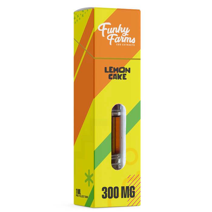 Funky Farms Cbd Cartridge Lemon Cake All In One Smoke Shop