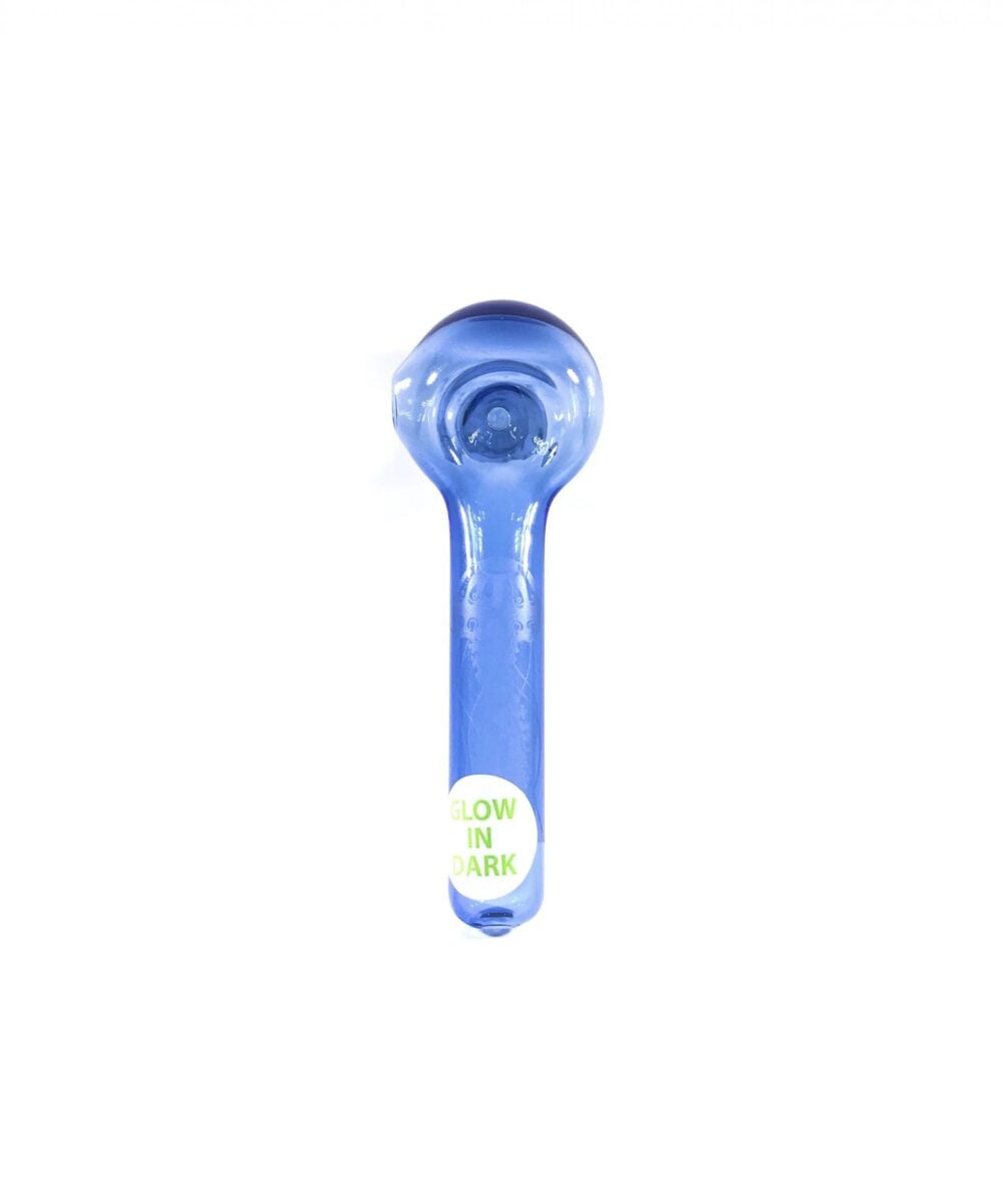 JELLYFISH GLASS: GLOW-IN-THE-DARK HAND PIPE