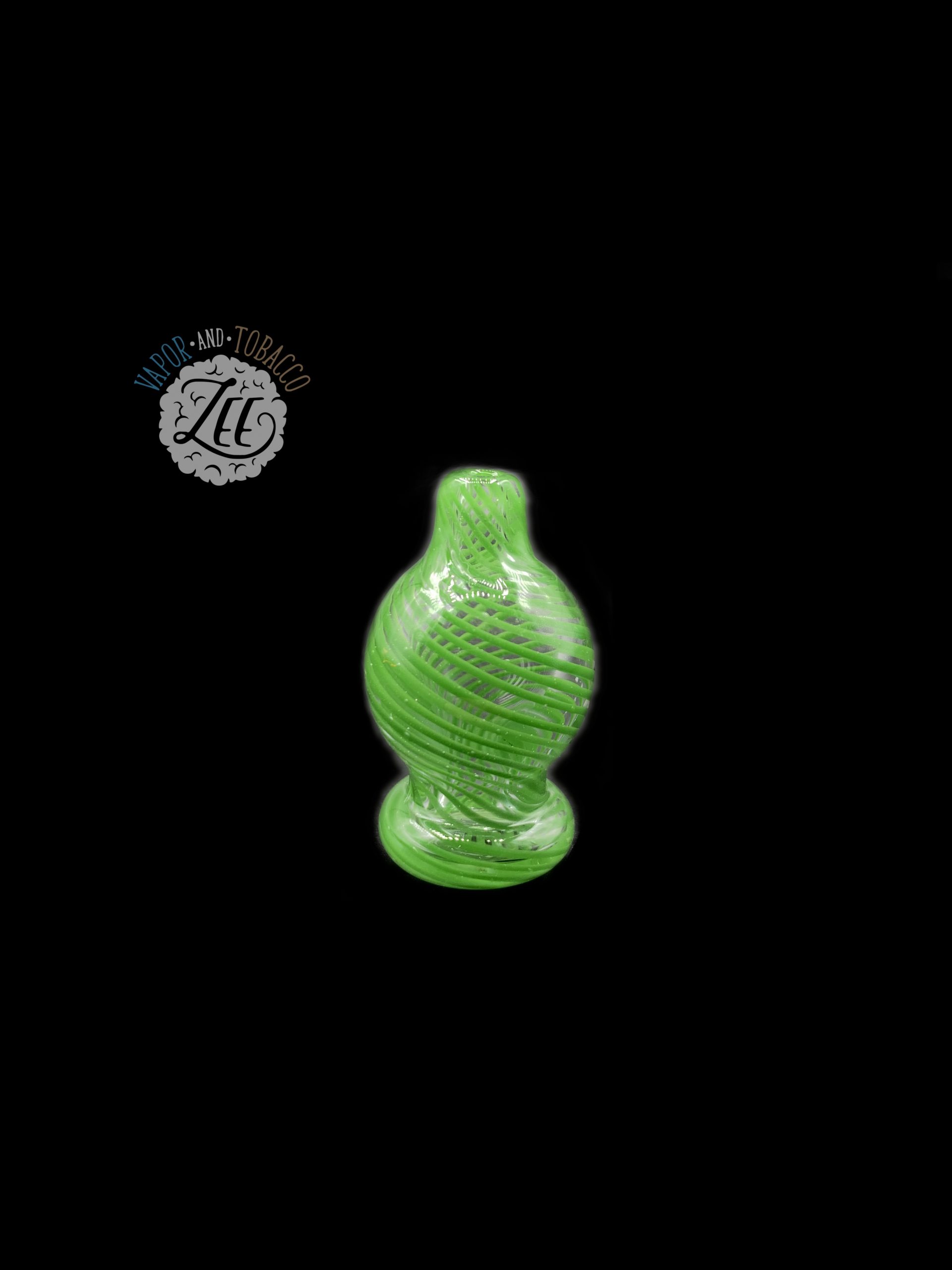 YODABADABA: SPIRAL CARB CAP FOR THE PUFFCO LEAF GREEN