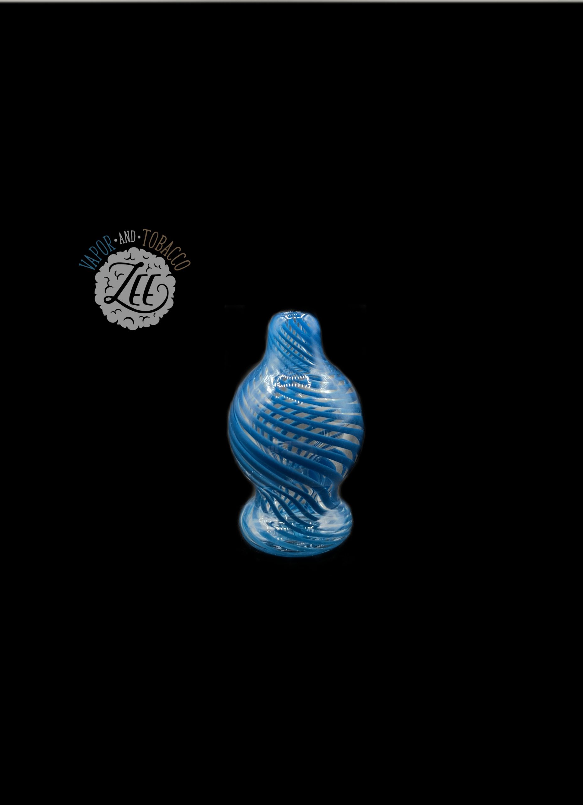 YODABADABA: SPIRAL CARB CAP FOR THE PUFFCO TEAL BLUE