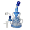 ON POINT GLASS: 10" OUTER EGG RECYCLER WATER PIPE WITH 14MM MALE BOWL & 4MM BANGER - Image 3