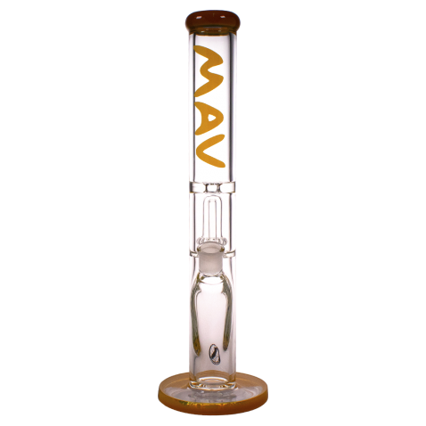 MAV GLASS: STRAIGHT 17.5" X 9MM UFO TUBE BUTTER