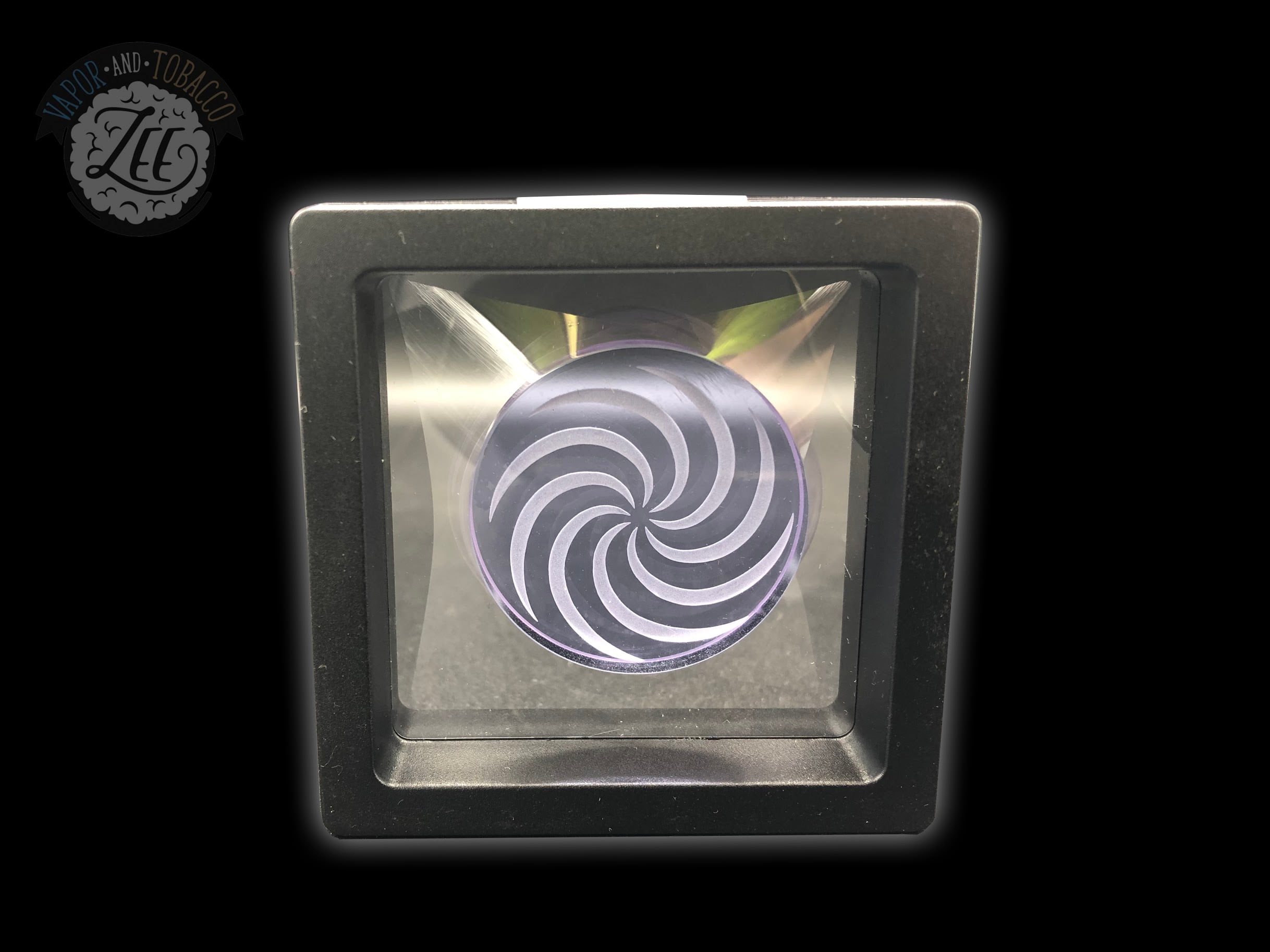 CHANNEL CAPS: 35MM SINGLE COIN CAP VORTEX PURPLE CFL
