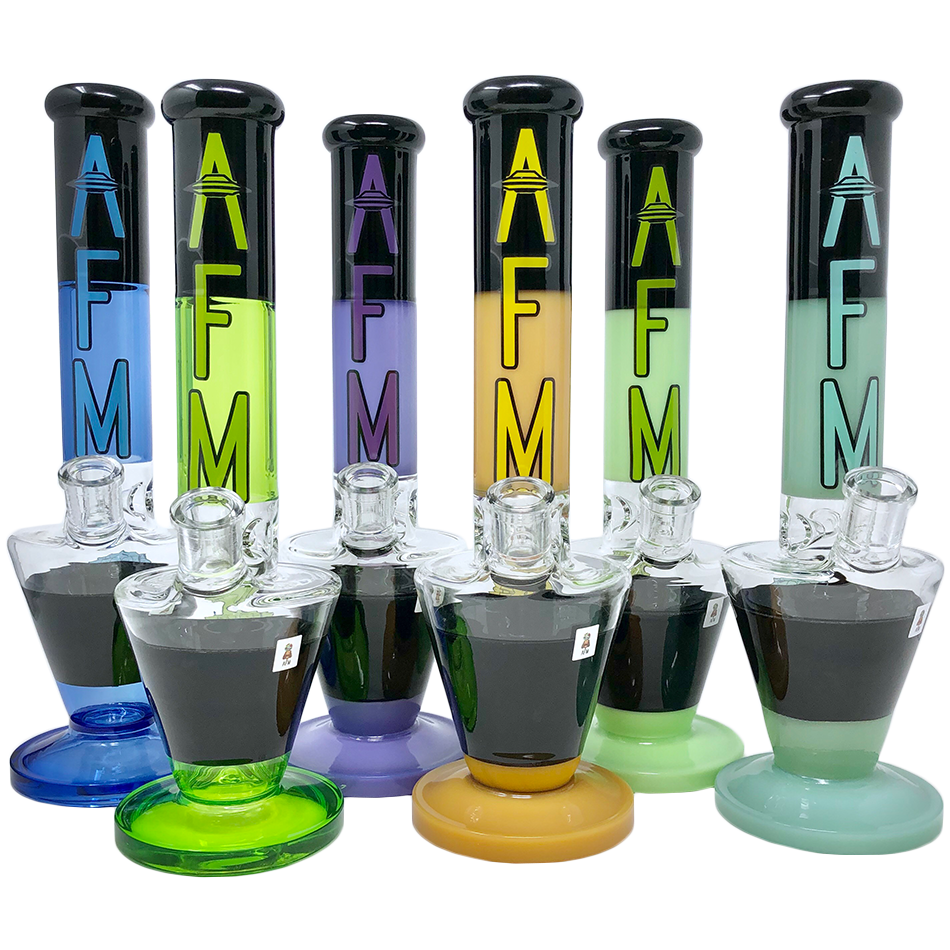 ALIEN FLOWER MONKEY: UPSIDE DOWN BEAKER 12'' ZEBRA (TX384)