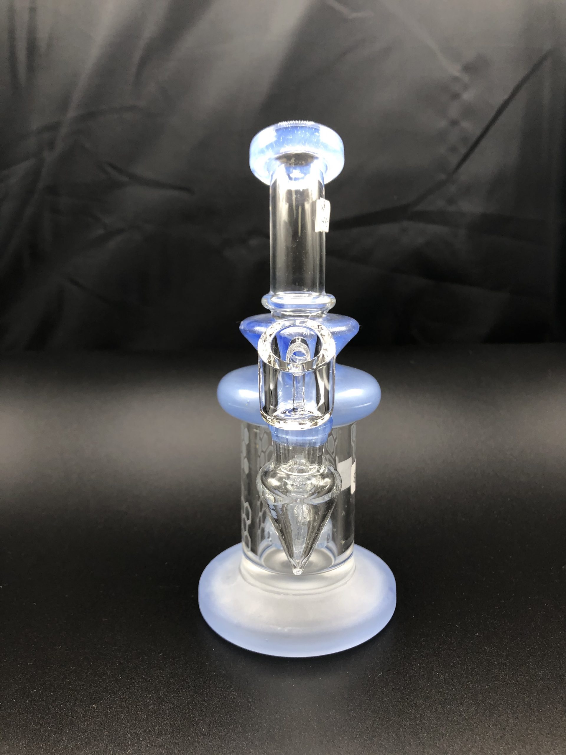 PRESCRIBED GLASS: 7" LIGHT BLUE SHOWER HEAD RIG - Image 2