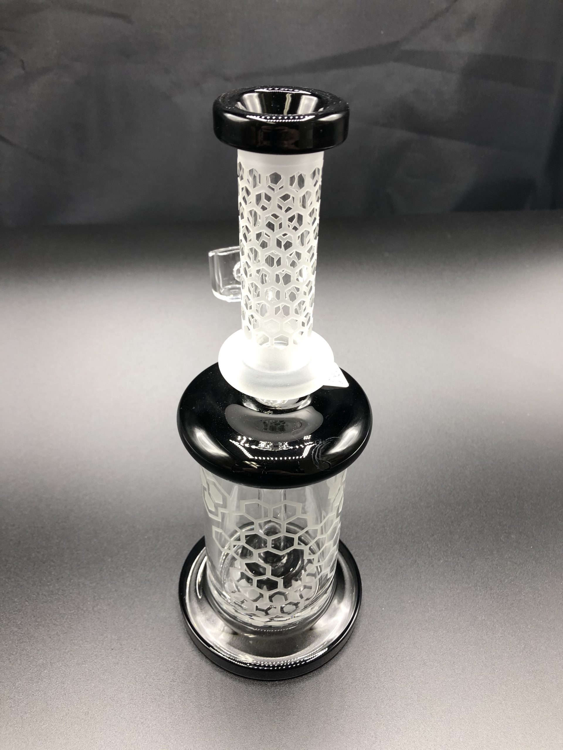 PRESCRIBED GLASS: 10" BLACK SHOWER HEAD RIG - Image 3