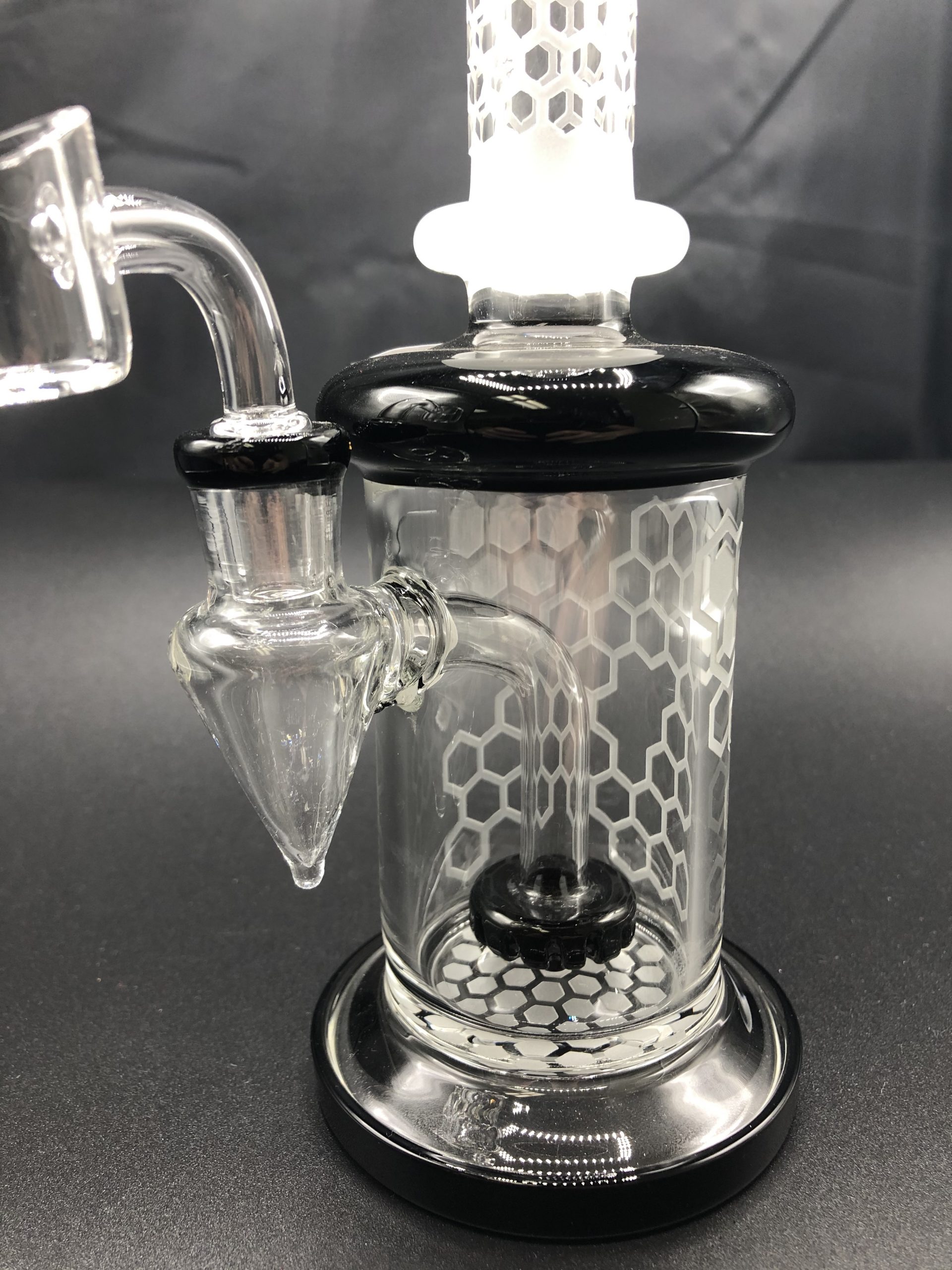 PRESCRIBED GLASS: 10" BLACK SHOWER HEAD RIG - Image 4