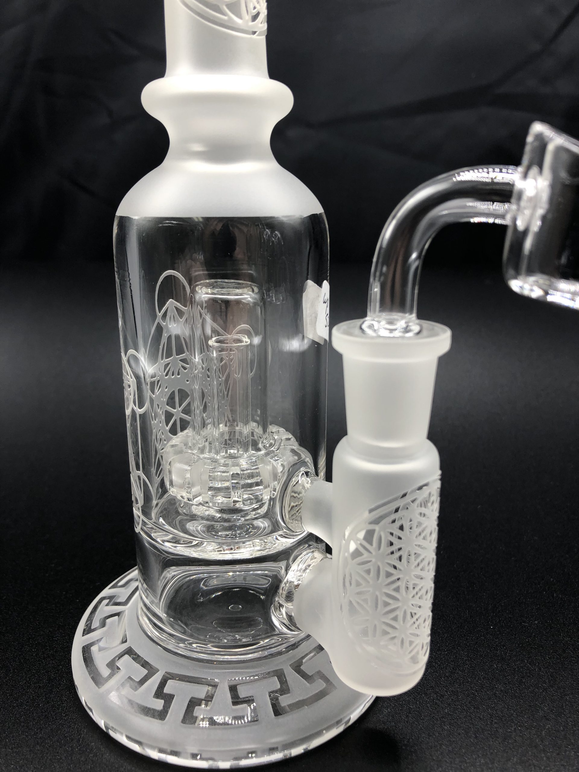 PRESCRIBED GLASS: 12" WHITE FROSTED GLASS RIG - Image 4