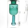 SMOQ GLASS: 14 INCH MYLIX SLOBE BEND DESIGN WITH INLINE RECYCLER WATER PIPE - Image 2