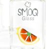 SMOQ GLASS: 12 INCH CLEAR ROTARIC BEND WITH LEMON DESIGN PERC WATER-PIPE “SMOQ09” - Image 2