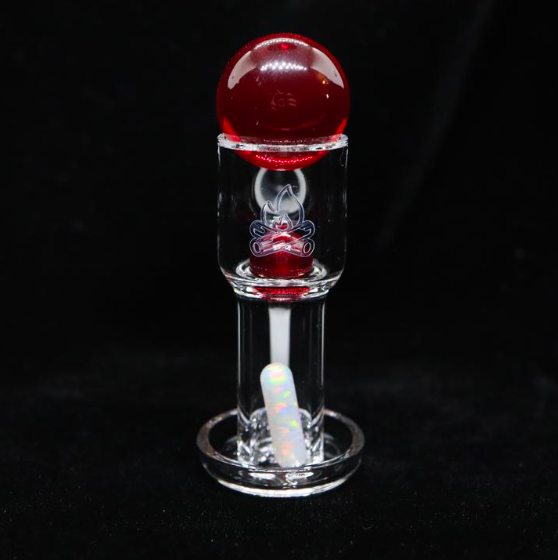 CAMPFIRE QUARTZ: XL BARREL SLURPER STYLE BANGER (FULLY FUSED WELD) - Image 8