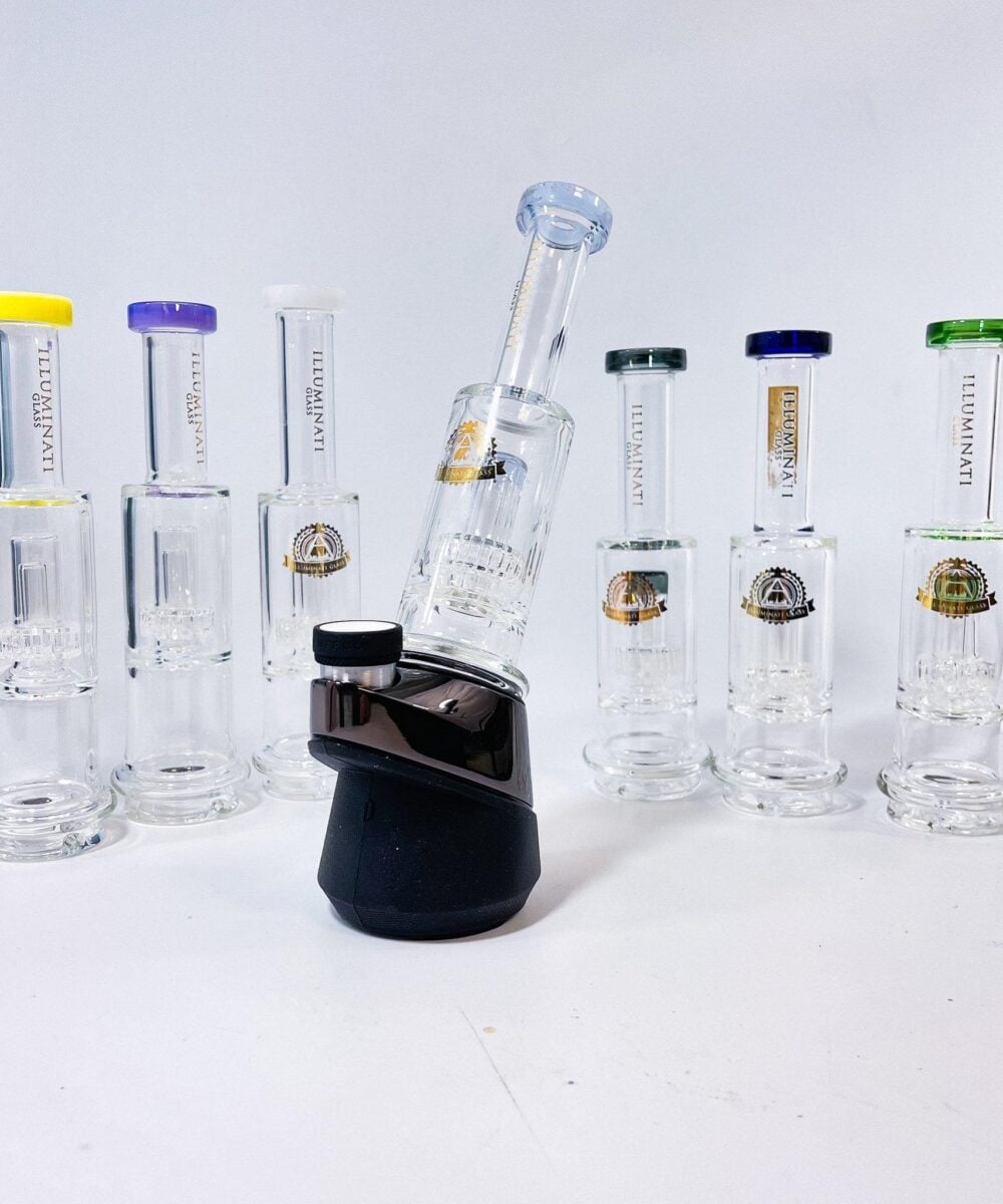 ILLUMINATI GLASS: SHOWER HEAD PUFFCO PEAK ATTACHMENT #1