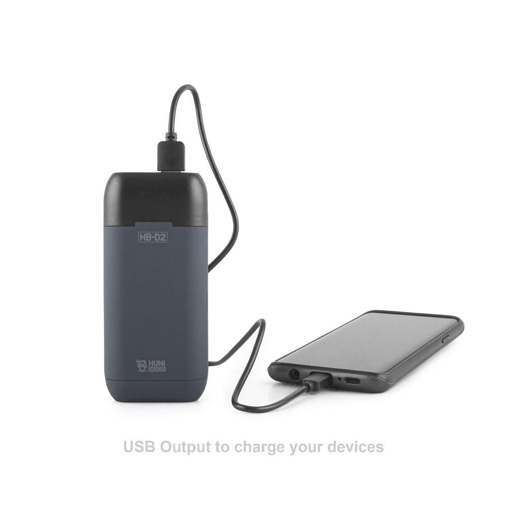HUNI BADGER: HB-D2 DIGITAL BATTERY CHARGER / POWERBANK - Image 3