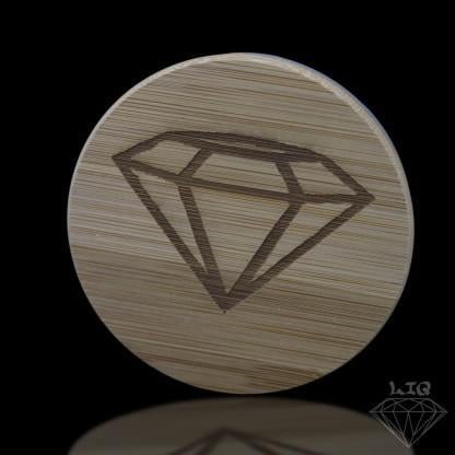 Alternative view of LONG ISLAND QUARTZ: DIAMOND ETCHED BANGER ASSORTED SIZES
