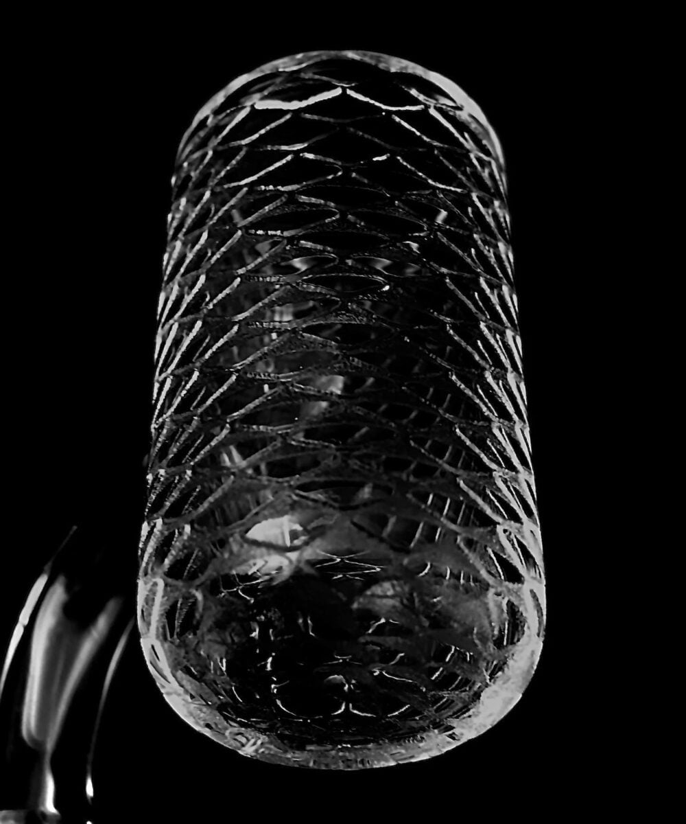 LONG ISLAND QUARTZ: FISHSCALE ETCHED BANGER BEVELED EDGE ASSORTED SIZES