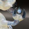 ALS BORO CREATIONS: SECRET WHITE X BLUE STARDUST X LUCY UV DRAGON W/ ENCASED OPALS - Image 5