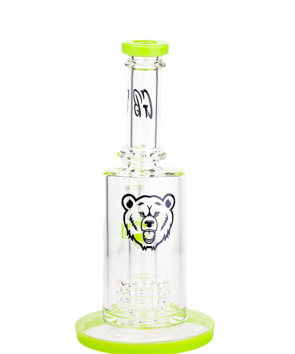 Alternative view of GREEN BEAR: 8" COLOR ACCENTED MATRIX CAN