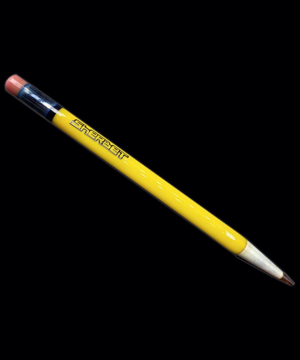 Alternative view of SHERBET GLASS ART: LETTERS PENCIL DABBERS