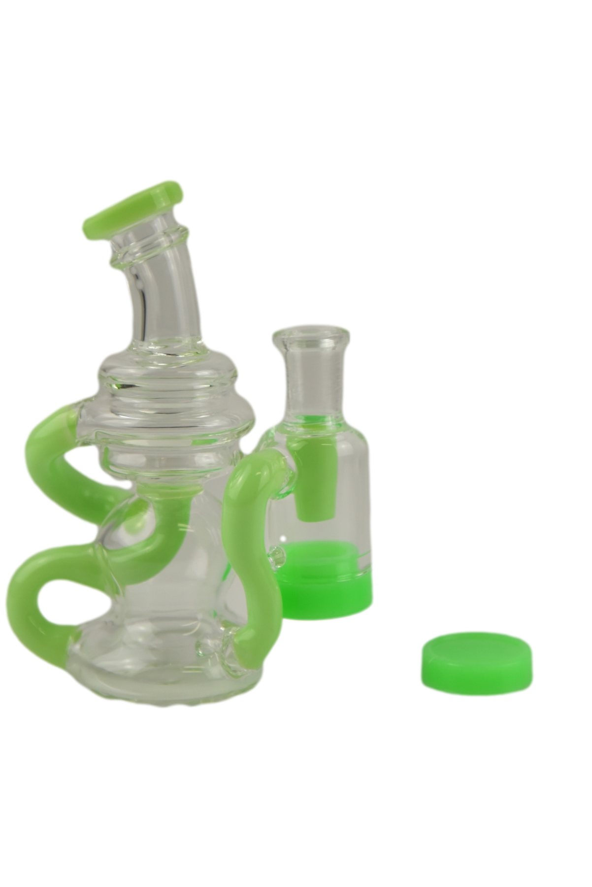 5.5" MINI RECYCLER W/ RECLAIM CATCHER ASSORTED COLORS - Image 3