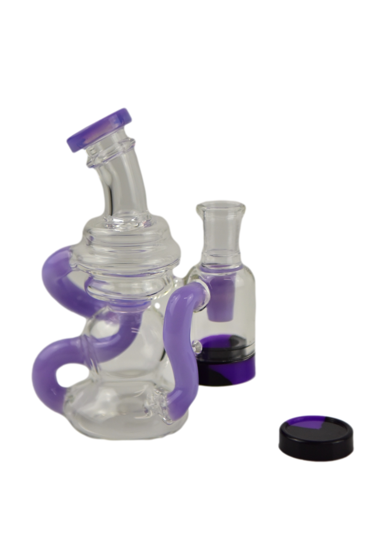 5.5" MINI RECYCLER W/ RECLAIM CATCHER ASSORTED COLORS