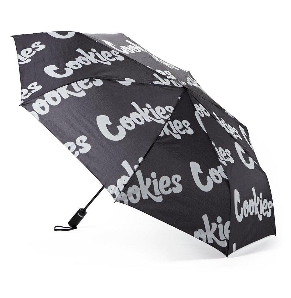 COOKIES: ORIGINAL MINT PRINTED LOGO POLYESTER REPEAT UMBRELLA