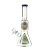 CHEECH GLASS: 12" DUAL PERC BLIME DESIGN WITH FLOATING PYRAMID - Image 2