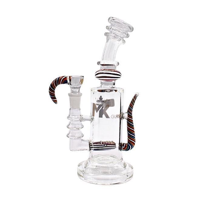 MK100 GLASS: 9" INLINE WIG WAG HORN RIG