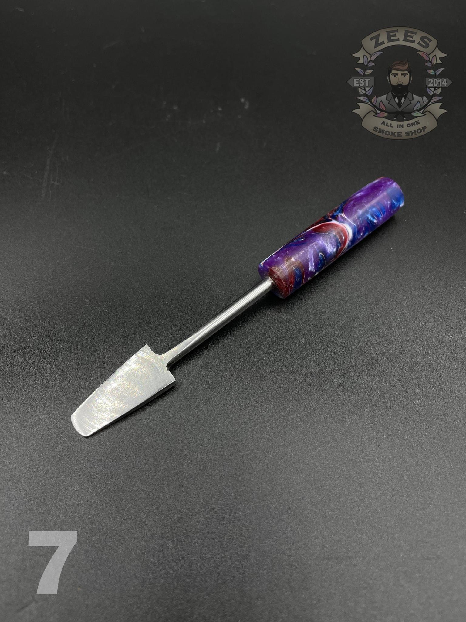 DAMASCUS HK KNIVES: STAINLESS STEEL SHOVEL DABBER - Image 7