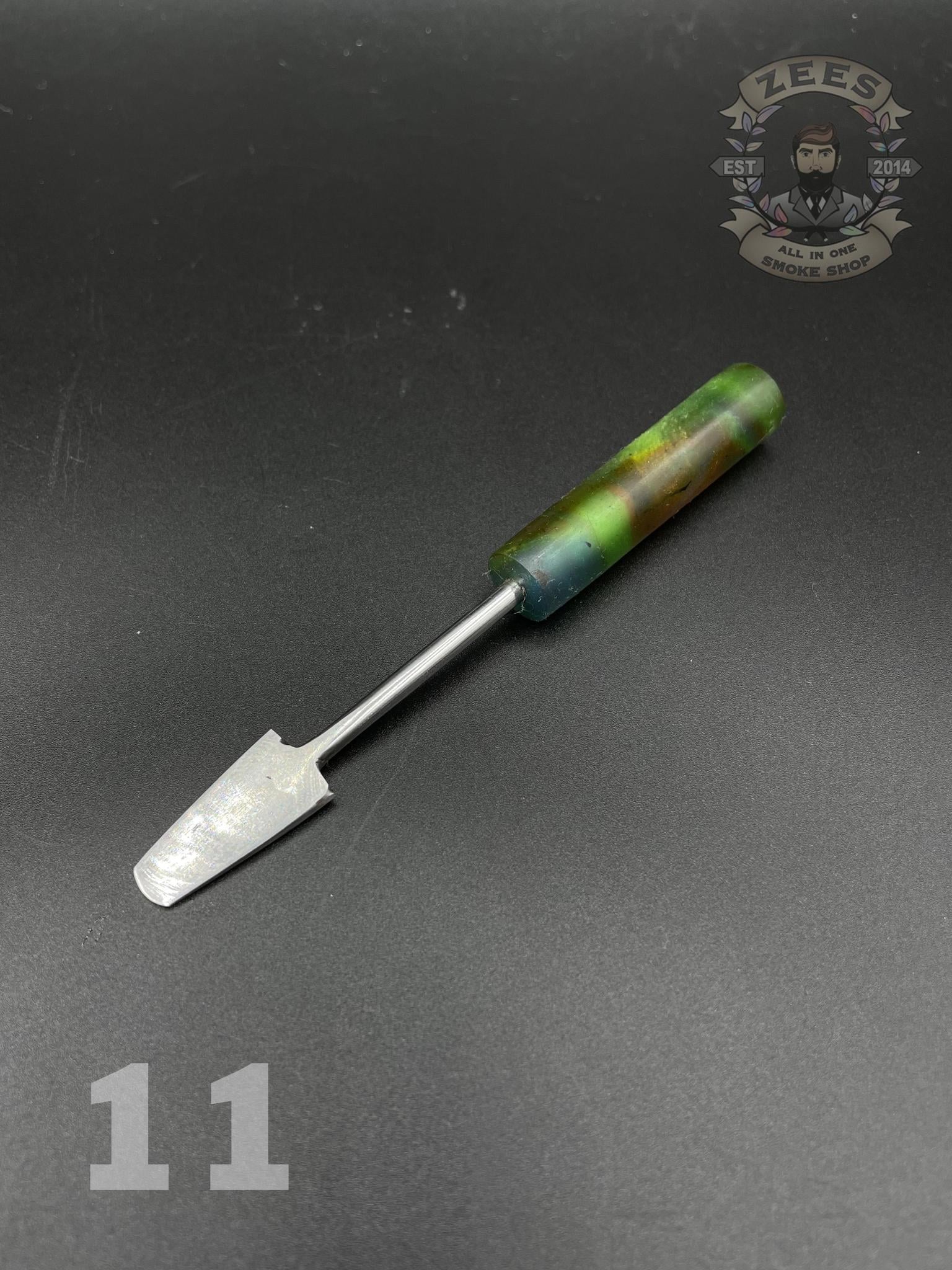 DAMASCUS HK KNIVES: STAINLESS STEEL SHOVEL DABBER - Image 11