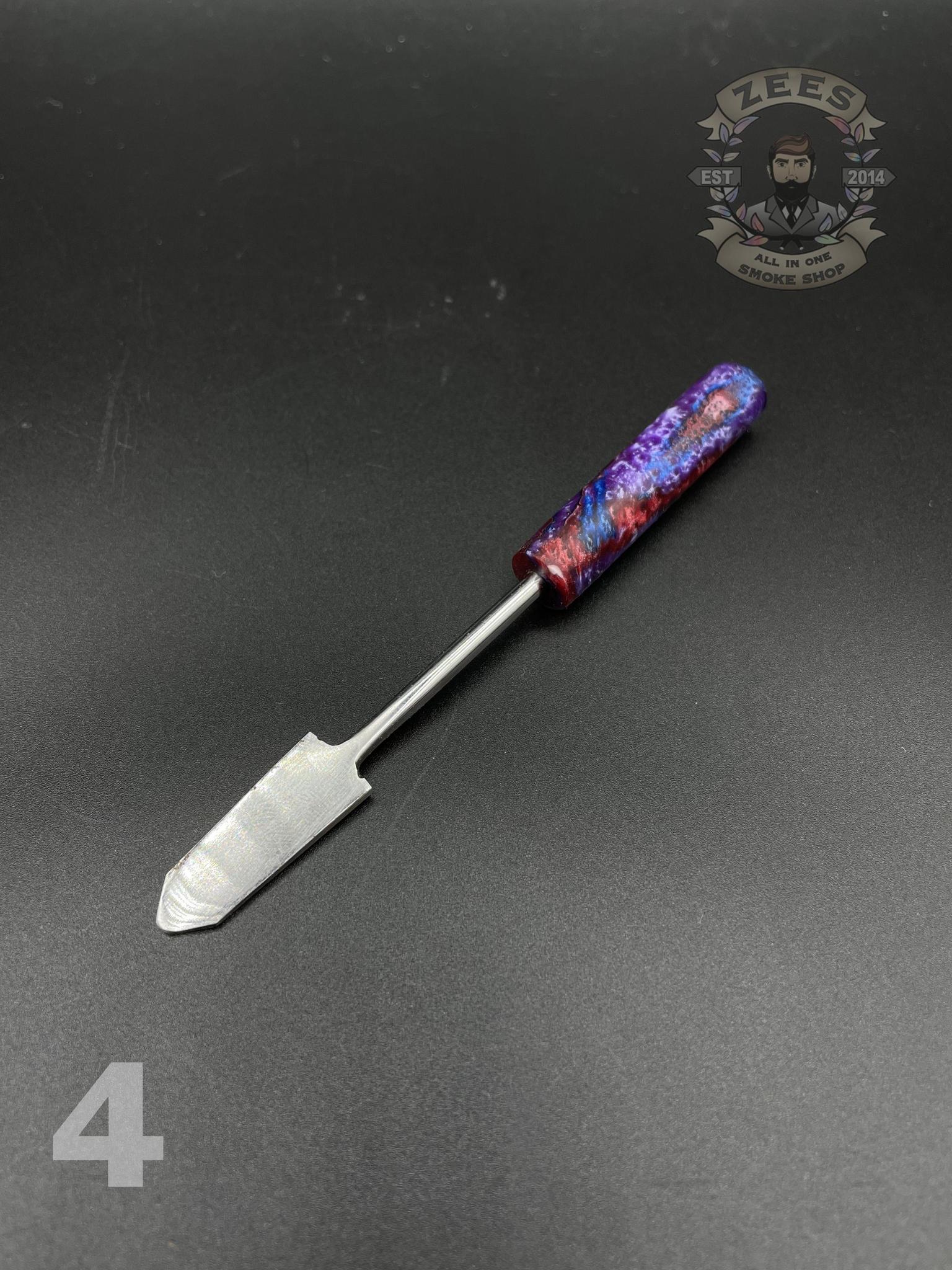 DAMASCUS HK KNIVES: STAINLESS STEEL SHOVEL DABBER - Image 4