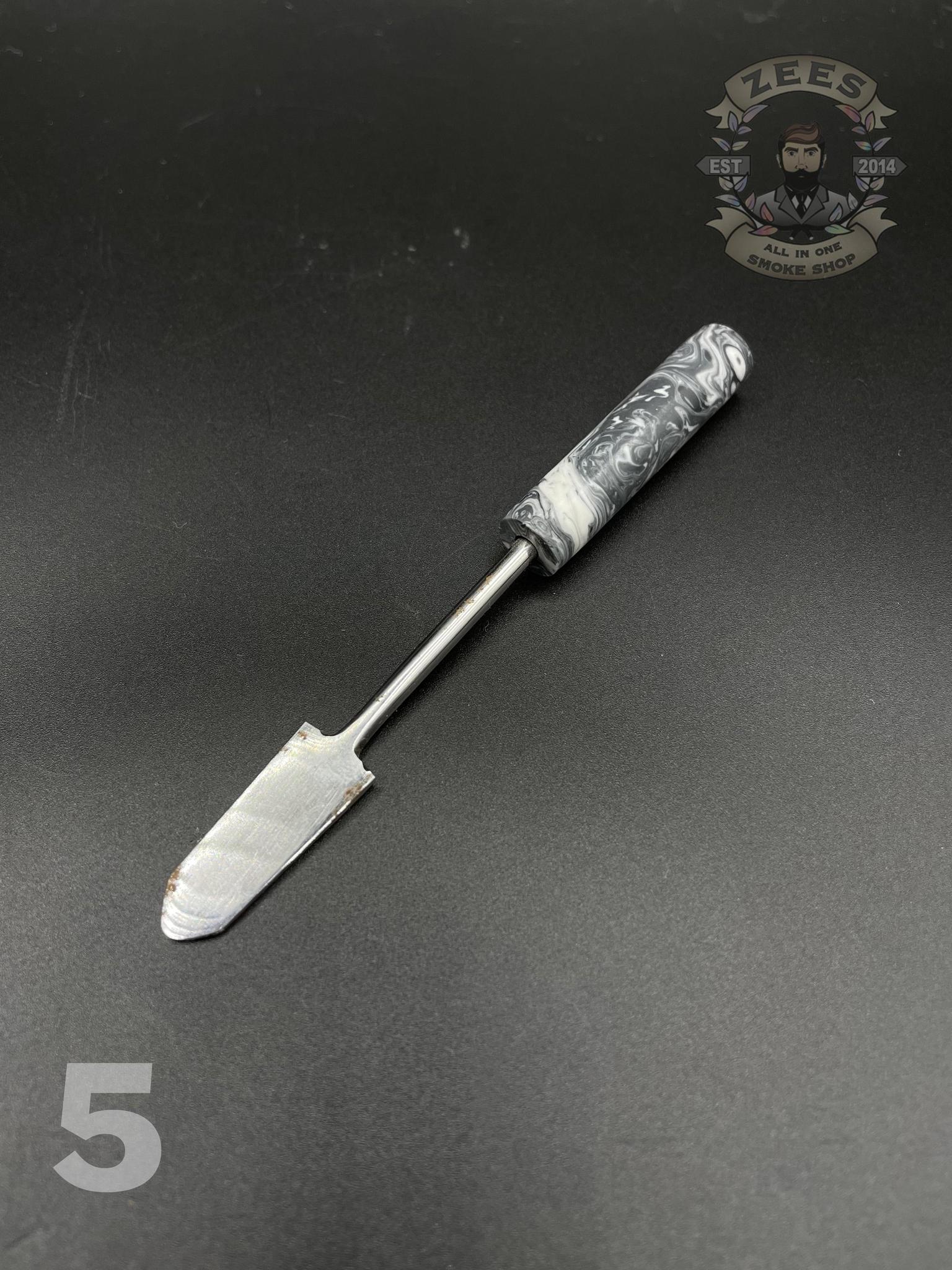 DAMASCUS HK KNIVES: STAINLESS STEEL SHOVEL DABBER - Image 5