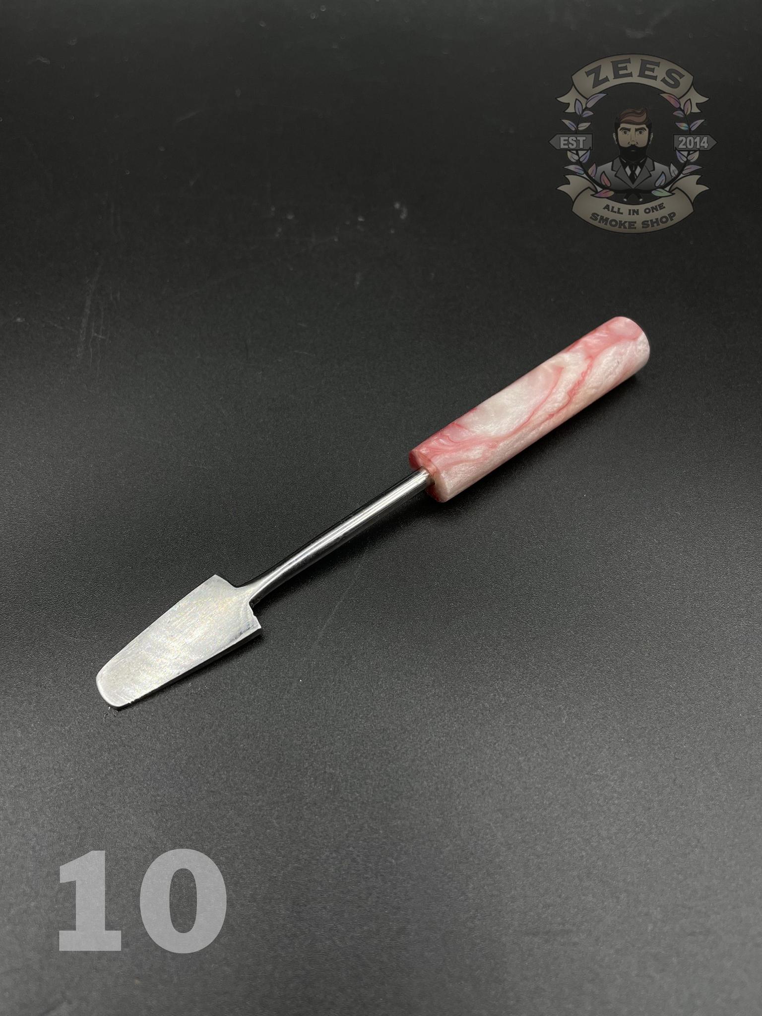DAMASCUS HK KNIVES: STAINLESS STEEL SHOVEL DABBER - Image 10