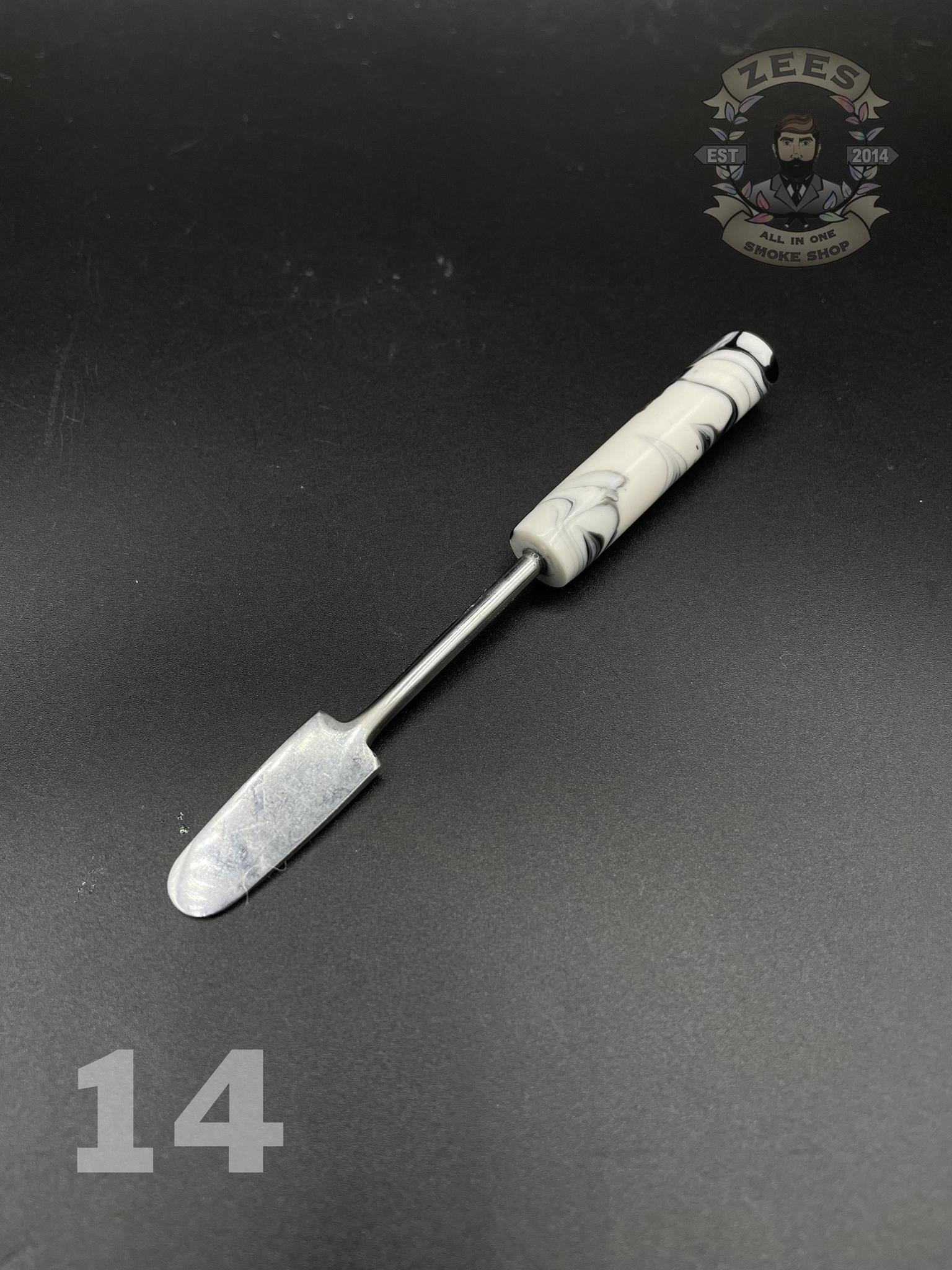 DAMASCUS HK KNIVES: STAINLESS STEEL SHOVEL DABBER - Image 14