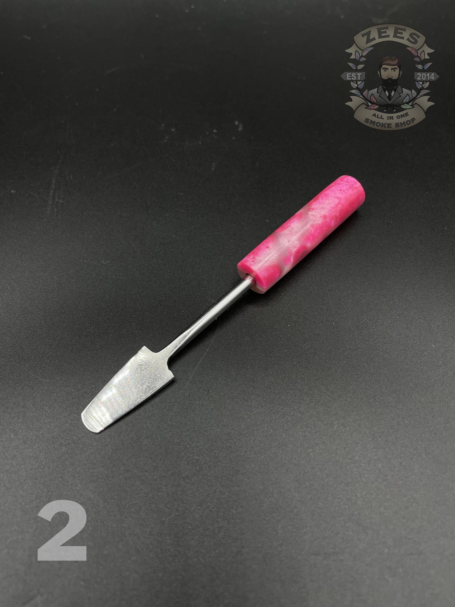 DAMASCUS HK KNIVES: STAINLESS STEEL SHOVEL DABBER - Image 2