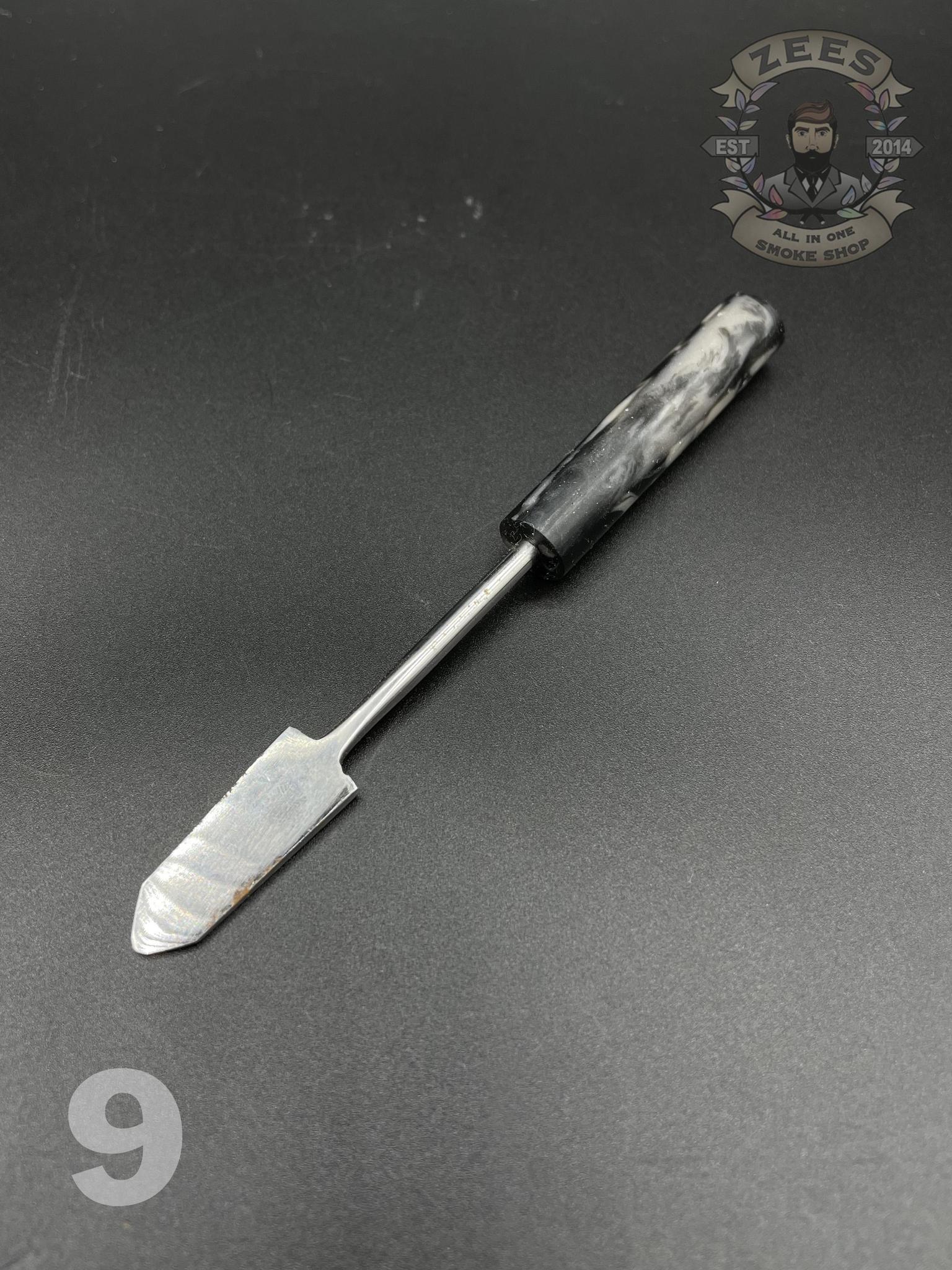 DAMASCUS HK KNIVES: STAINLESS STEEL SHOVEL DABBER - Image 9