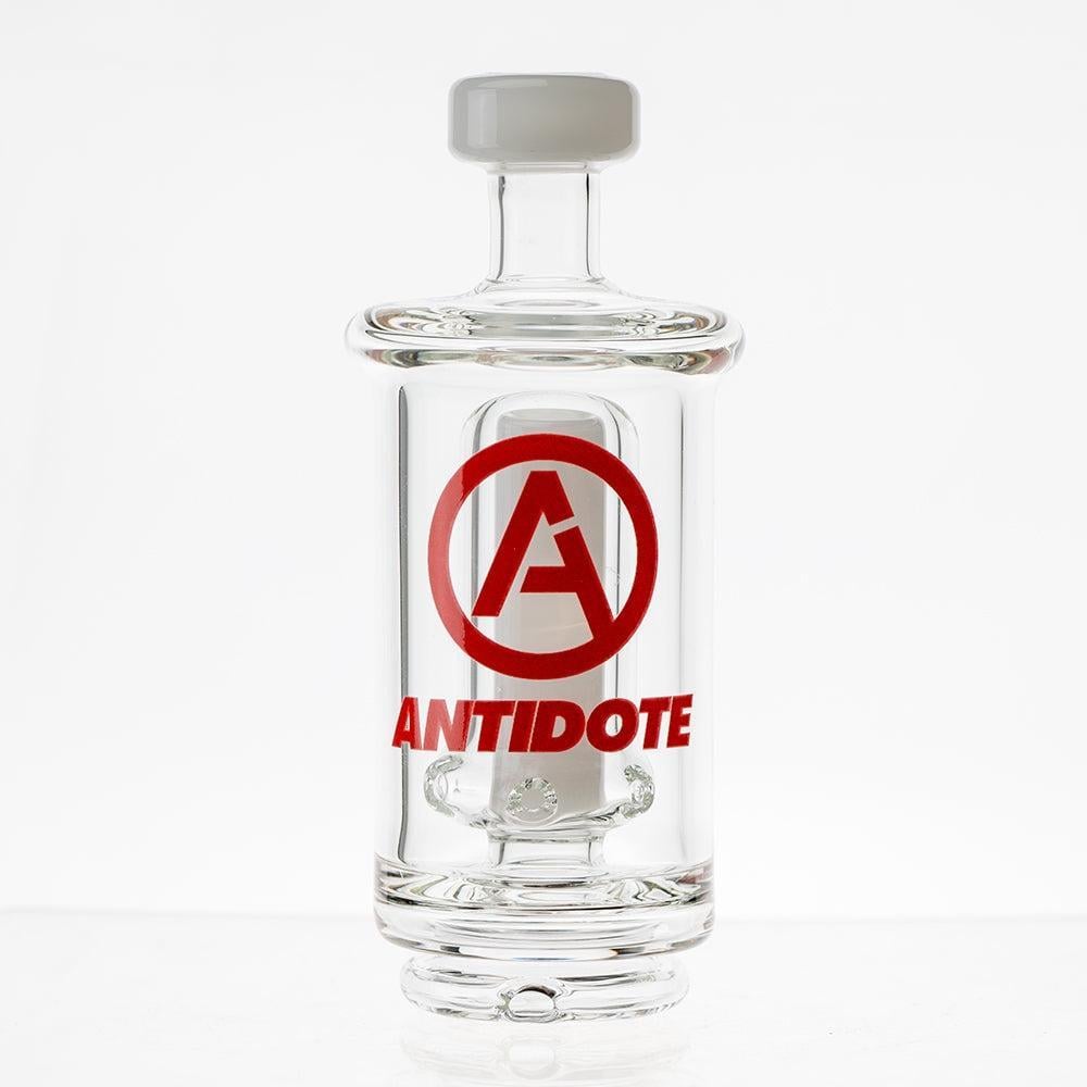 WHITE W/ RED LABEL
