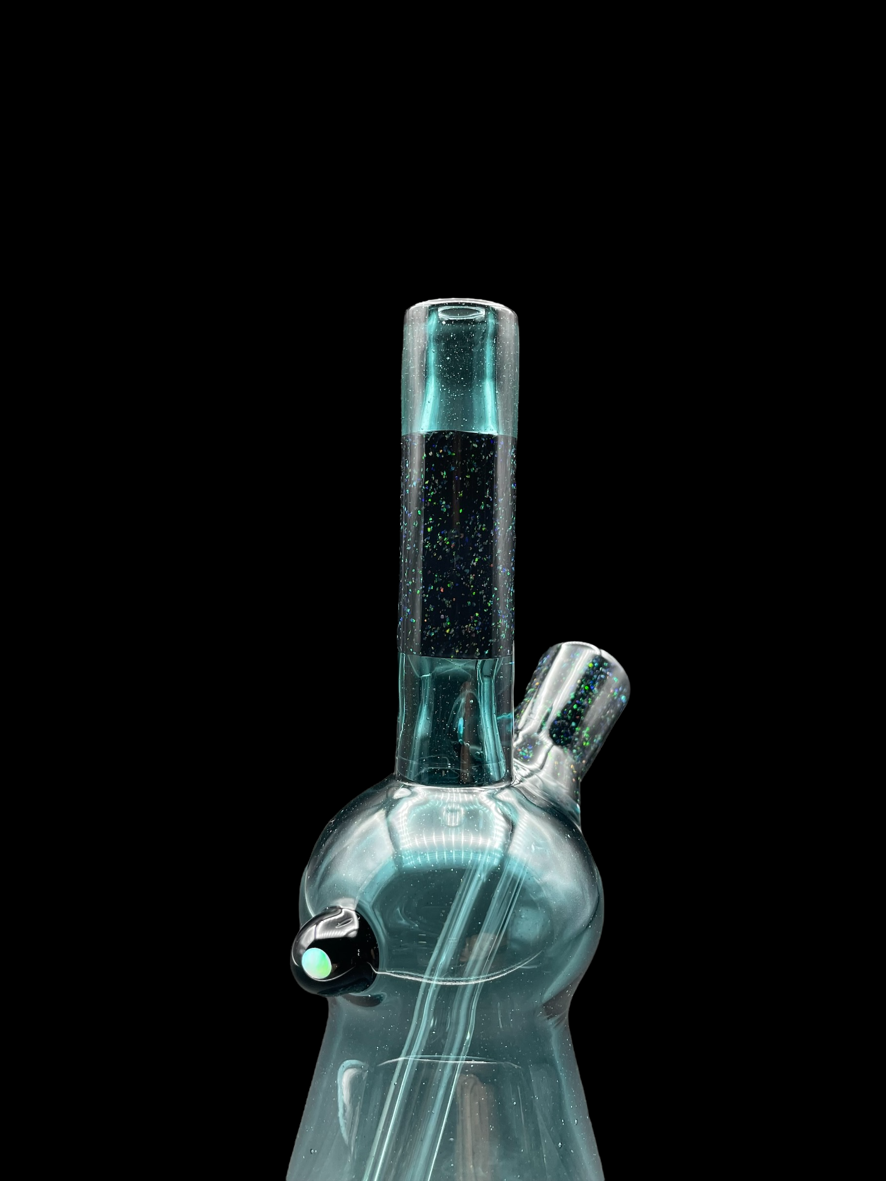 AJ SURF CITY TUBES: TEAL CRUSHED OPAL PULL TUBE - Image 2