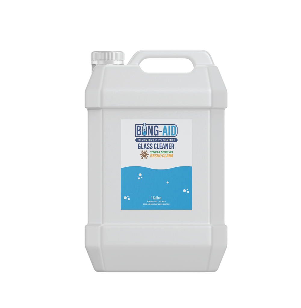 BONG AID: 99% ISO GLASS CLEANER 1 GALLON 128 FL. OZ.
