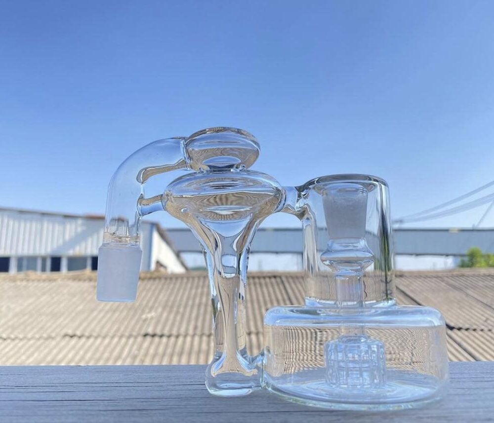 Alternative view of IRIDESCENT GLASS: RBR ASH CATCHER