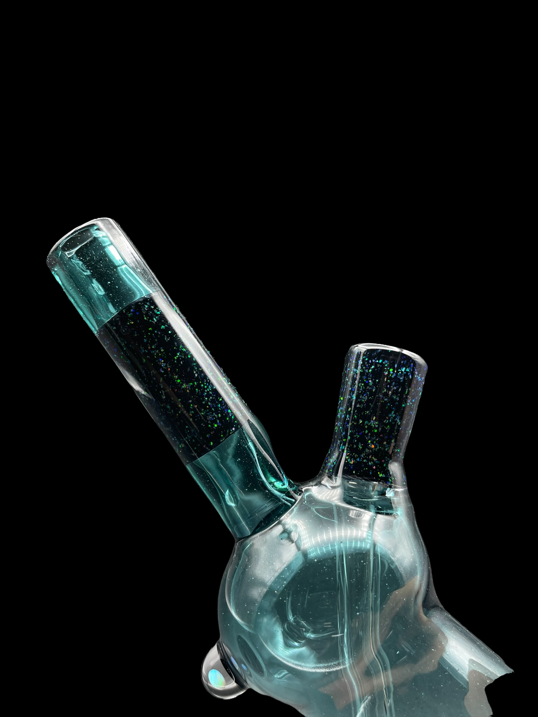 AJ SURF CITY TUBES: TEAL CRUSHED OPAL PULL TUBE - Image 3