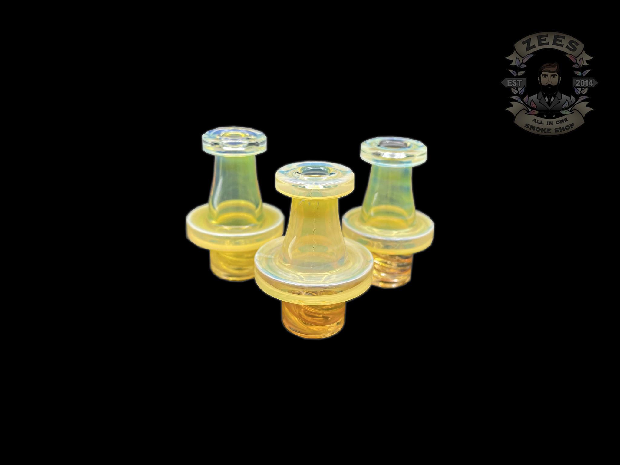 BRONX GLASS: FUMED 25MM SPINNER CARB CAP FOR BANGERS - Image 2