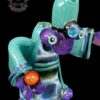 MONGREL GLASS: 6" TEAL AND PURPLE CRUSHED OPAL ET RIG - Image 2