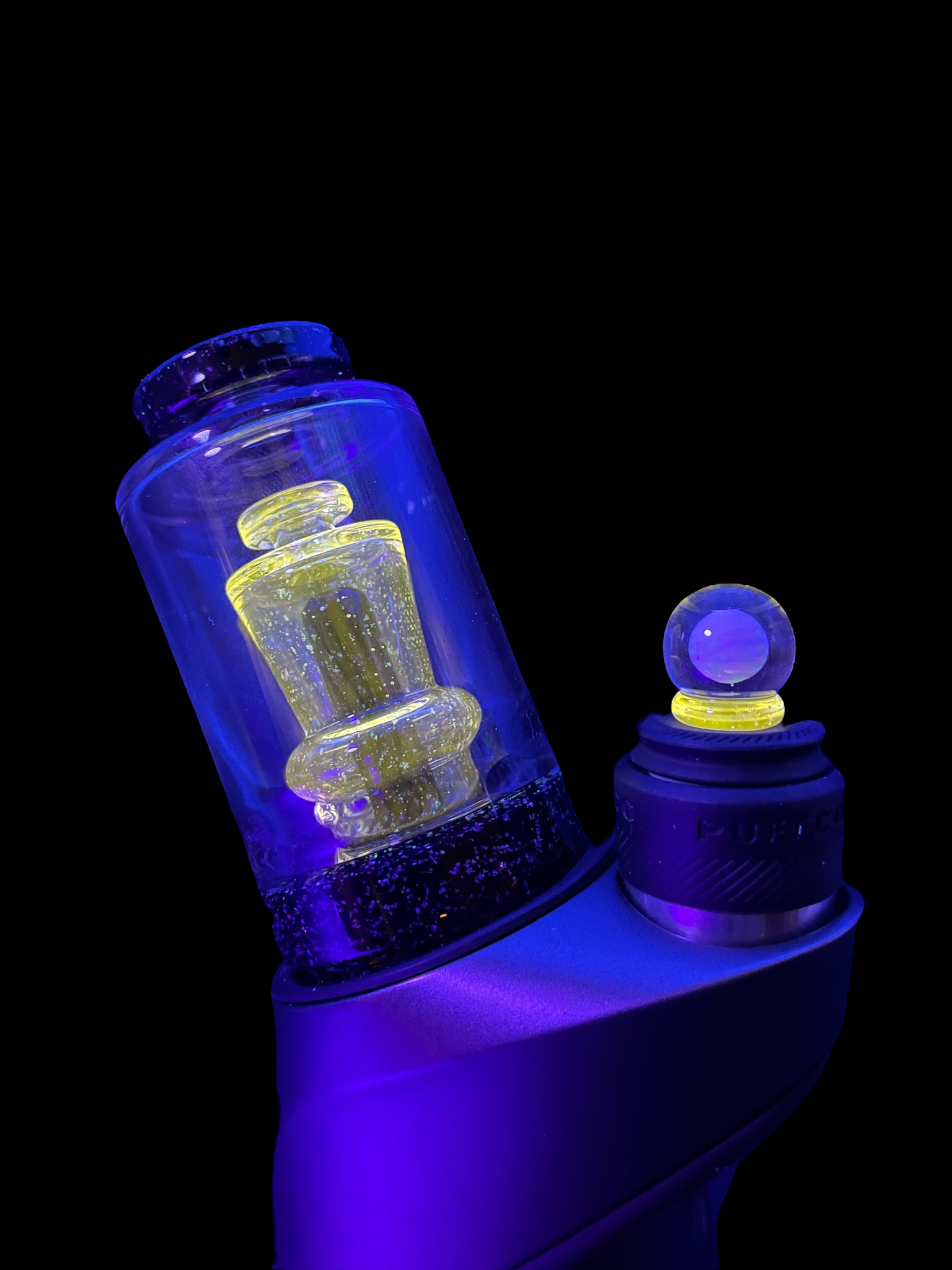 SPIDER GLASS: CRUSHED OPAL UV PUFFCO PEAK ATTACHMENT - ALL IN ONE SMOKE SHOP