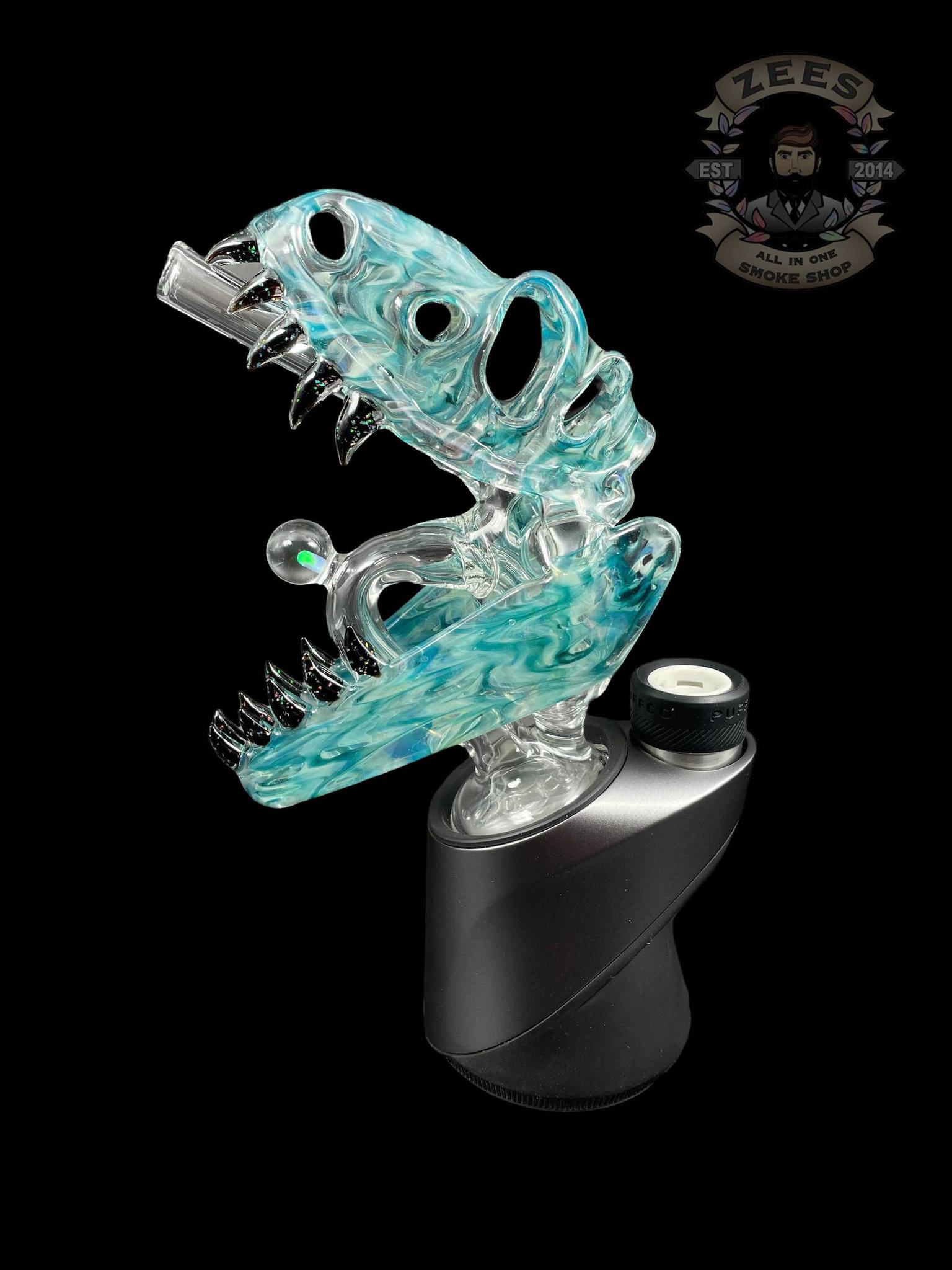 SLURM SNOB GLASS: DINO SKULL PUFFCO PEAK ATTACHMENT