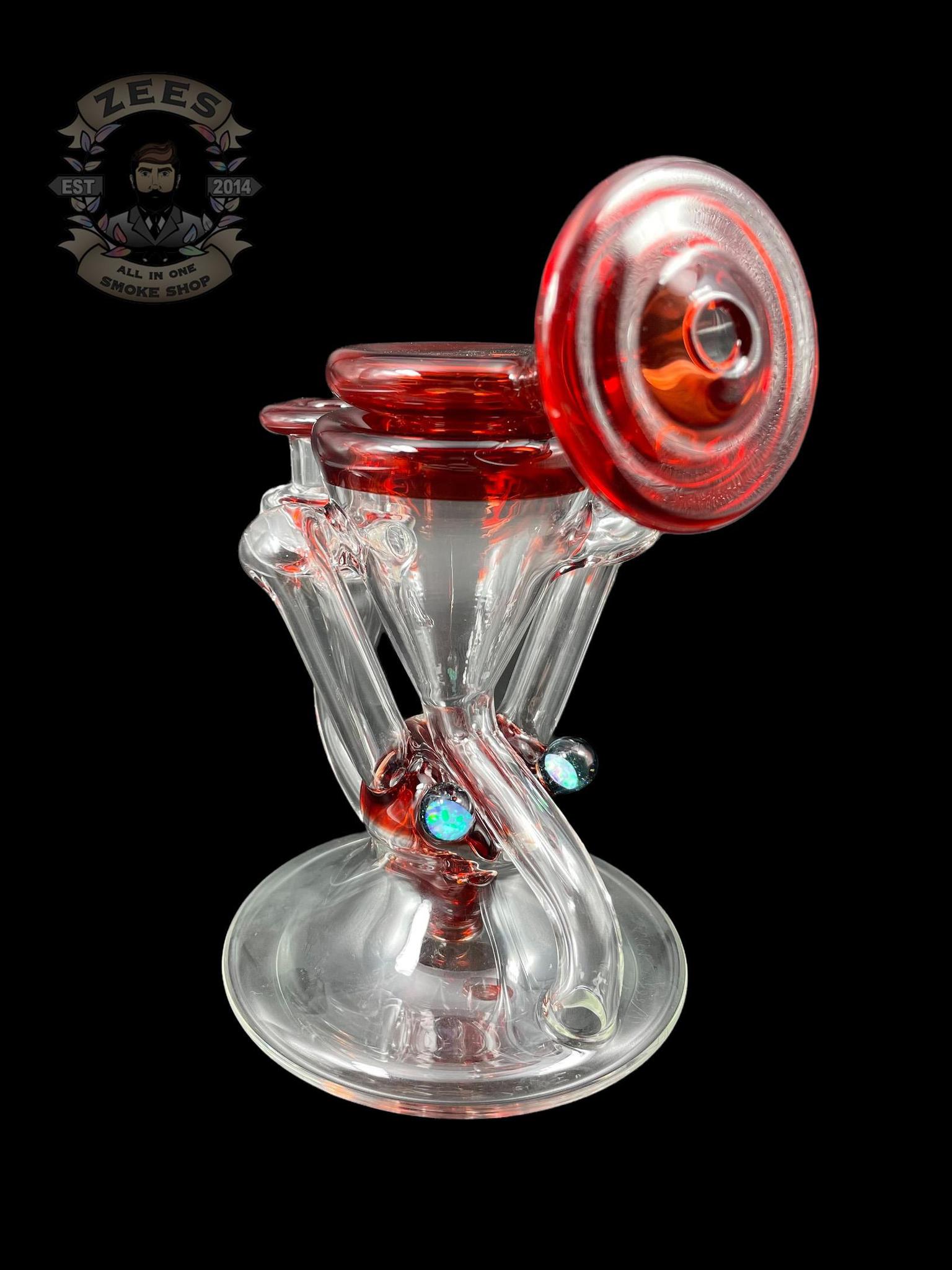 SLEEPS GLASS: RED ELVIS DUAL UPTAKE RECYCLER - Image 2