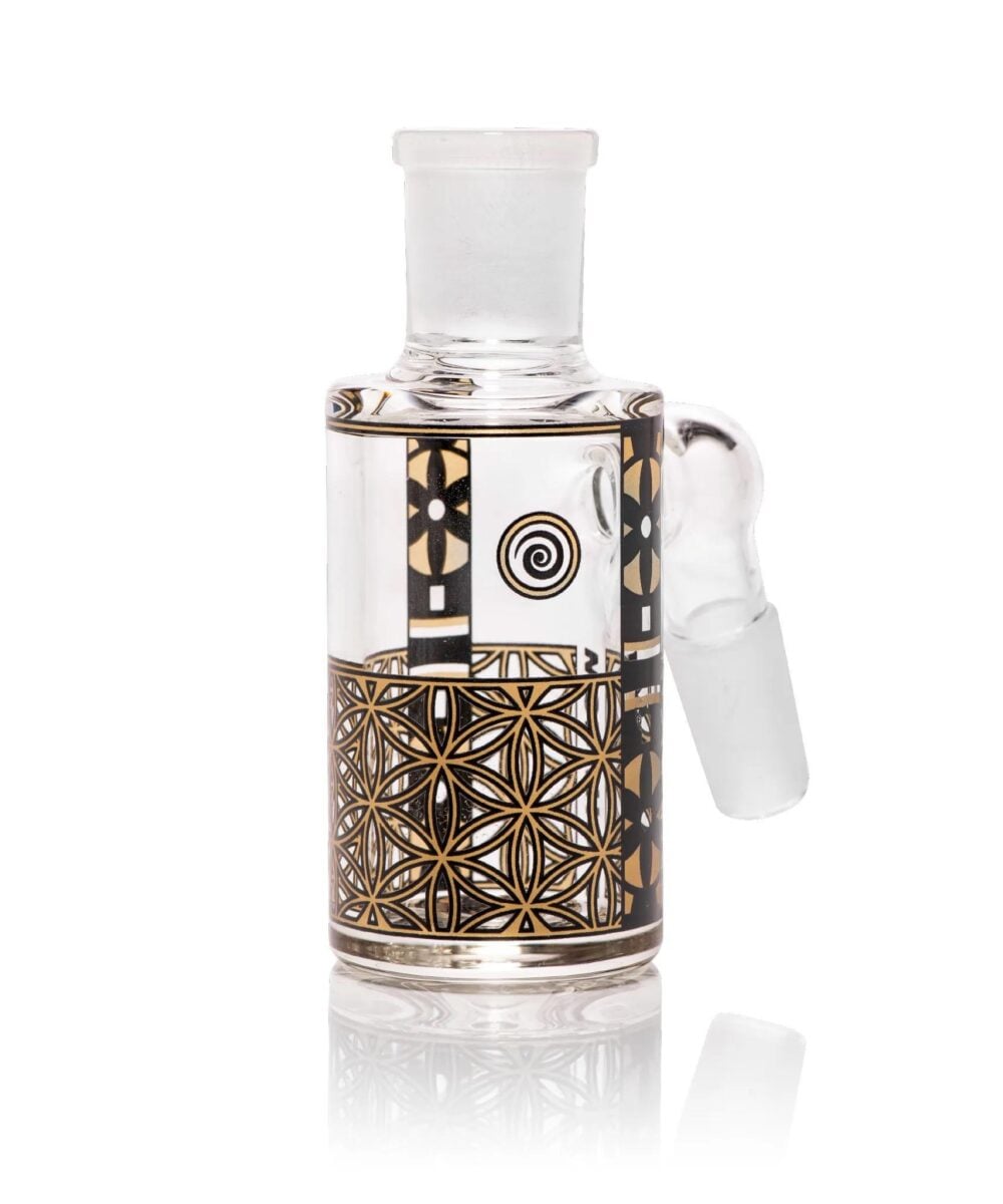 MILKY WAY GLASS: GOLDEN SEED MATRIX ASH CATCHER