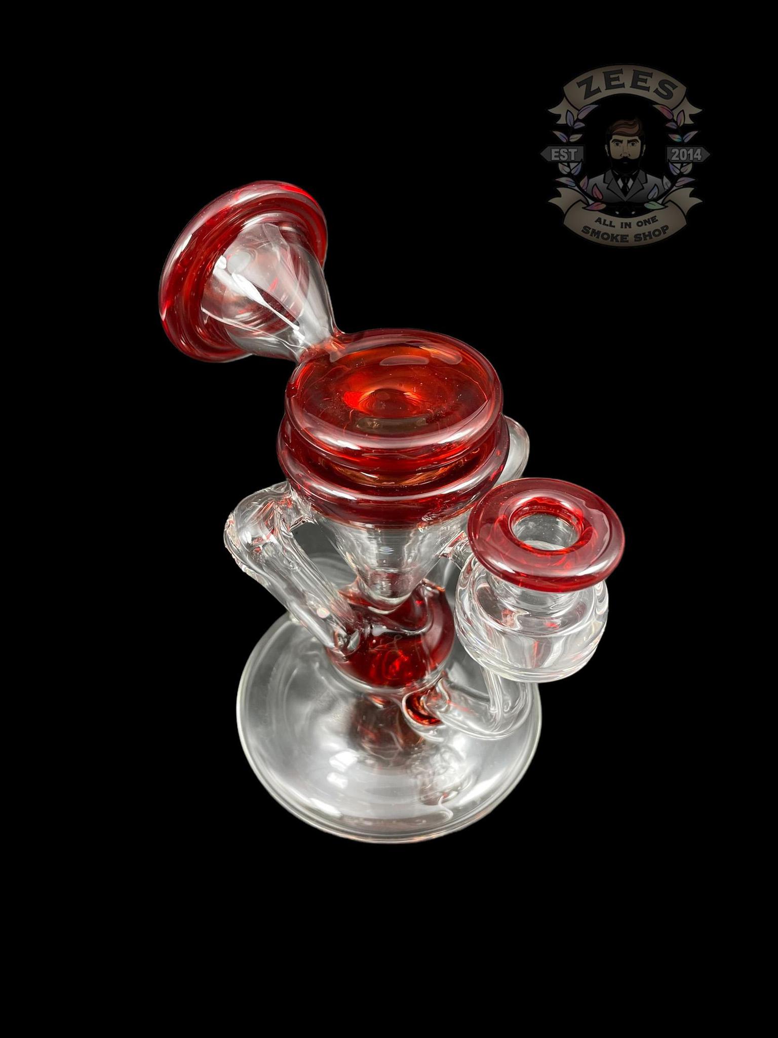 SLEEPS GLASS: RED ELVIS DUAL UPTAKE RECYCLER - Image 5