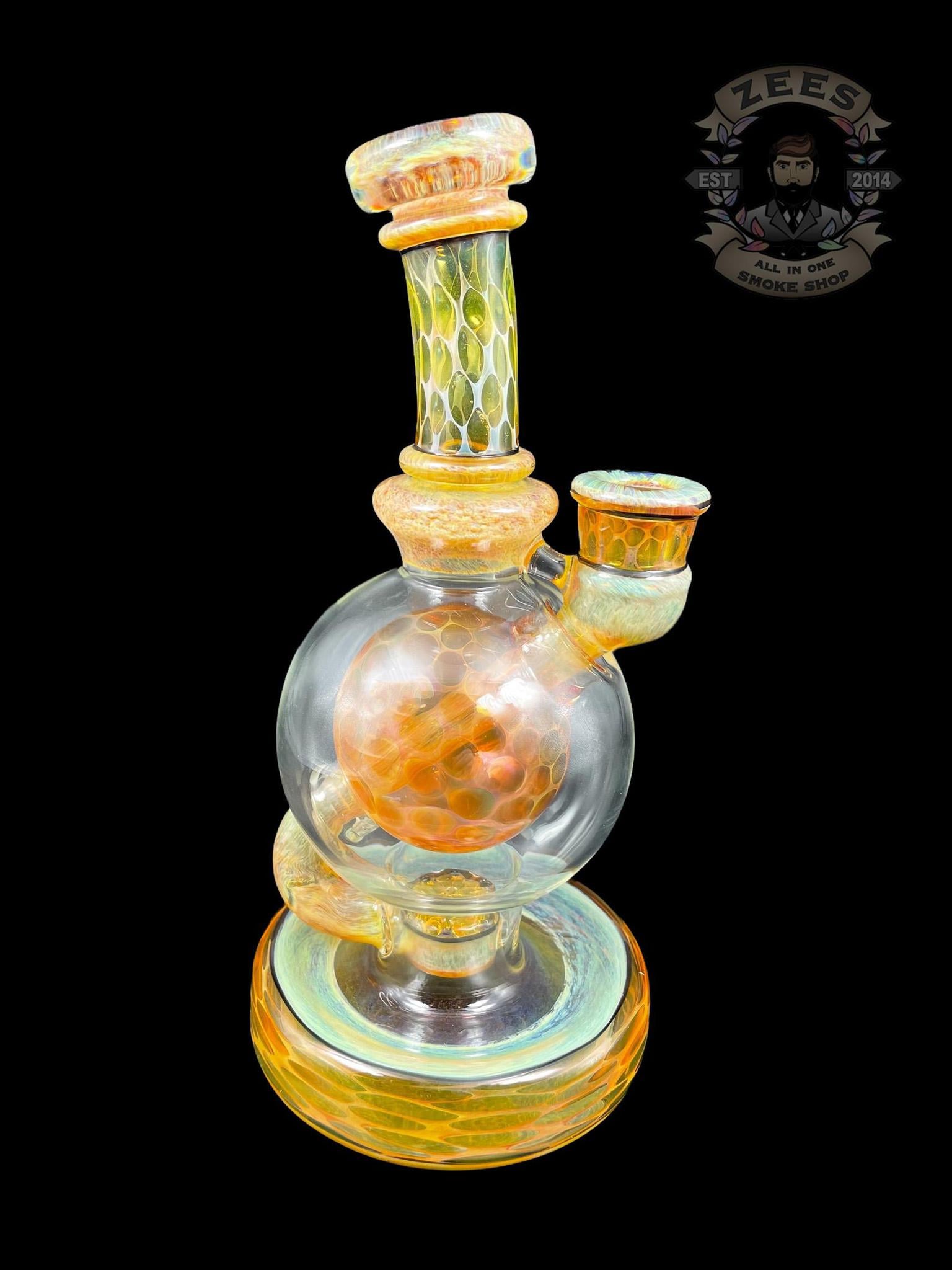 BRENT 503: 8" FULLY FUMED (UV) BALL RIG W/ MATCHING CAP - Image 2
