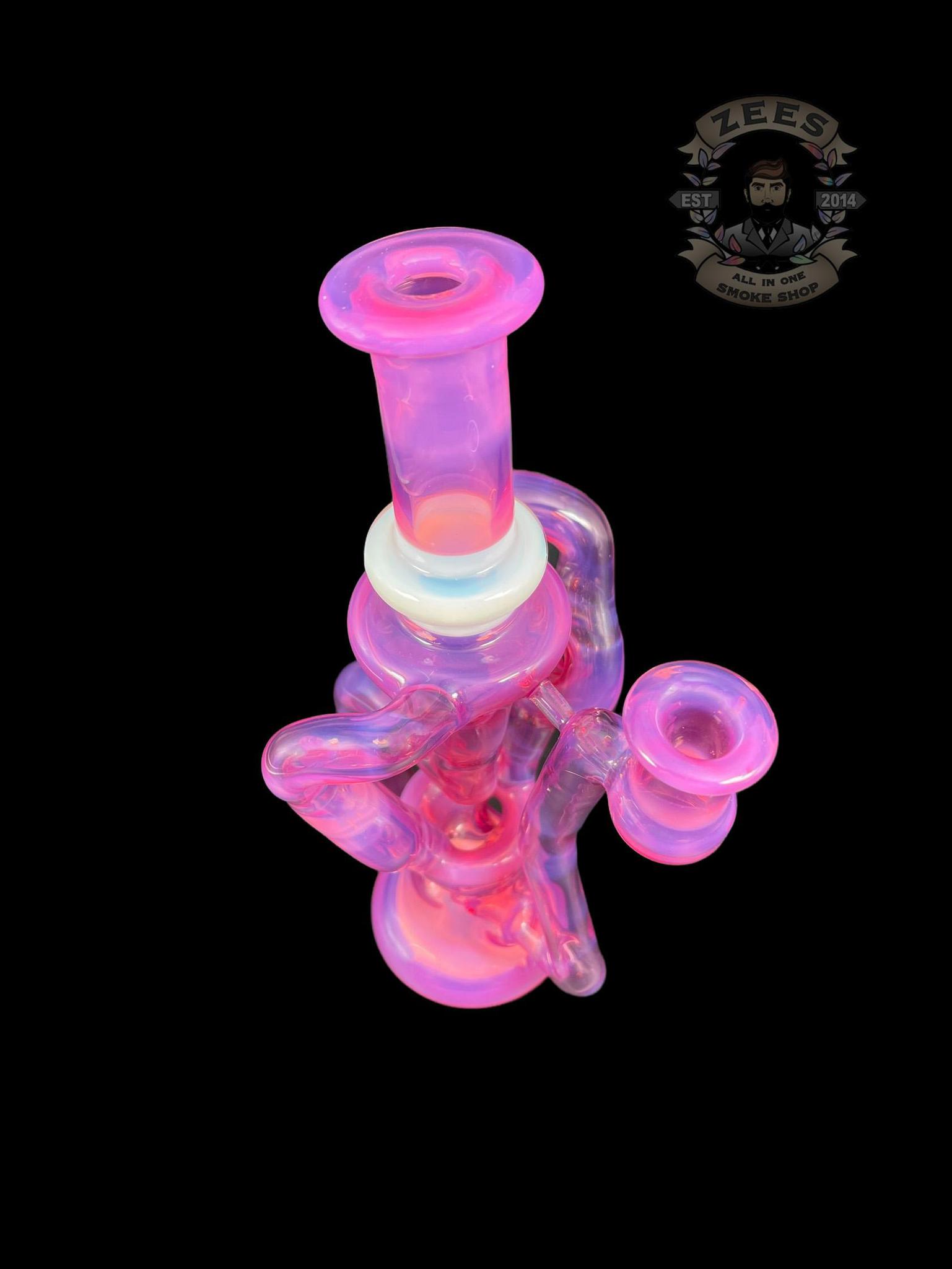 SWEET JUSTICE GLASS: KARMALINE AND GHOST SWISS DOUBLE DOUGHNUT RECYCLER - Image 5