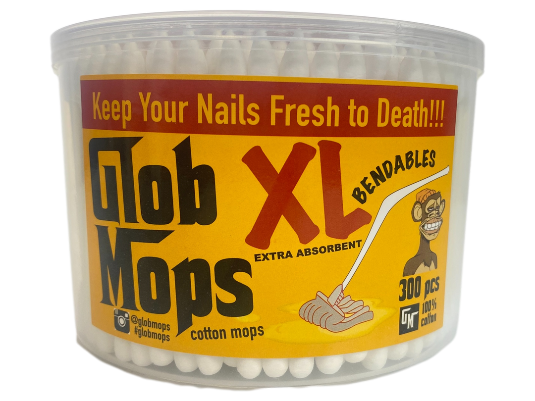 GLOB MOPS: XL BENDABLES COTTON MOPS 300CT